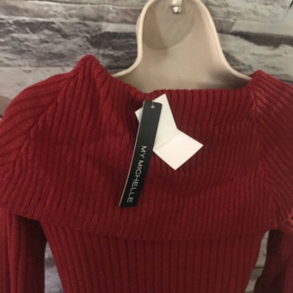 My Michelle women’s dress size L sweater knit NWT - Picture 6 of 8